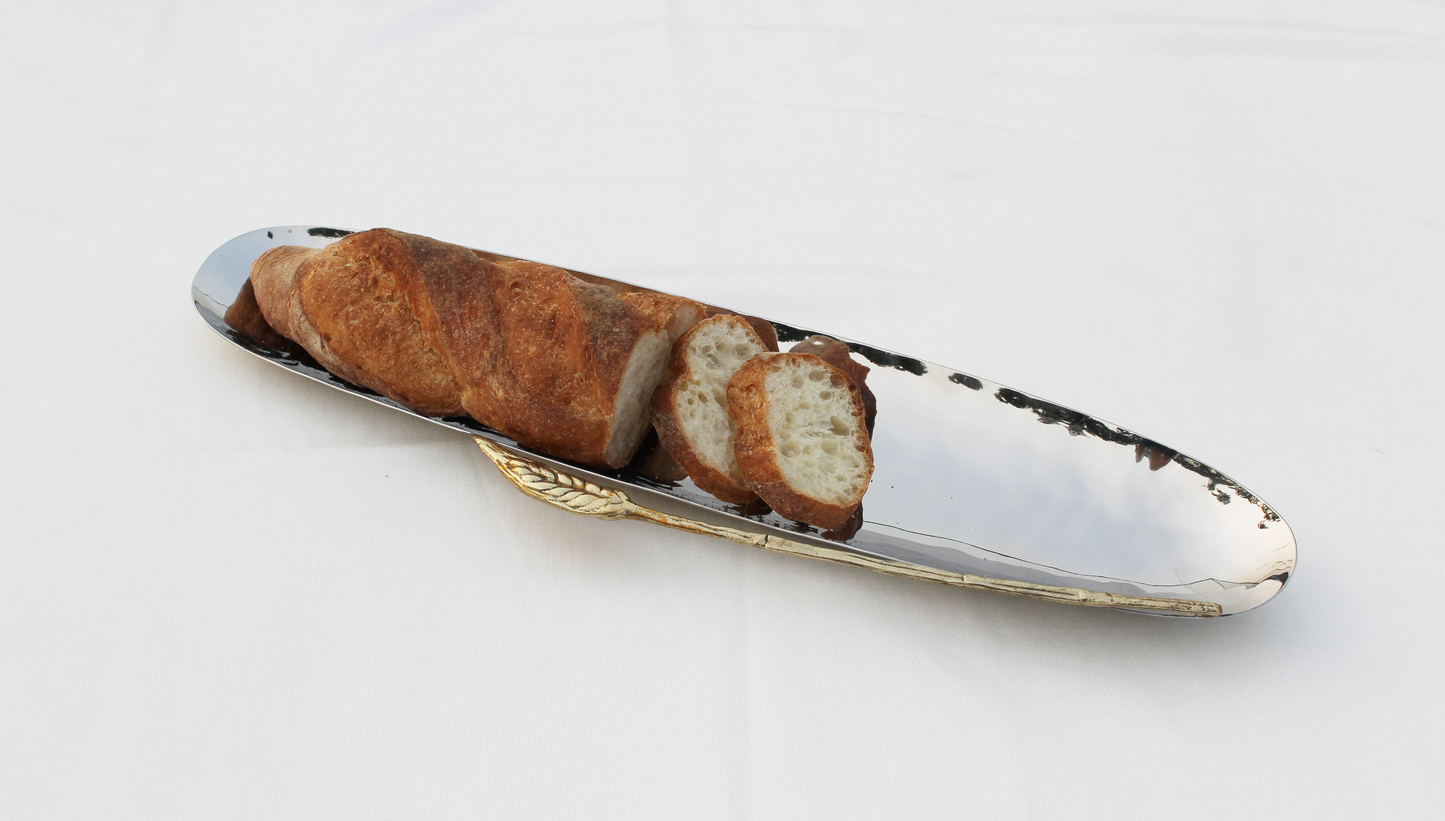 Golden Wheat Oval Dish