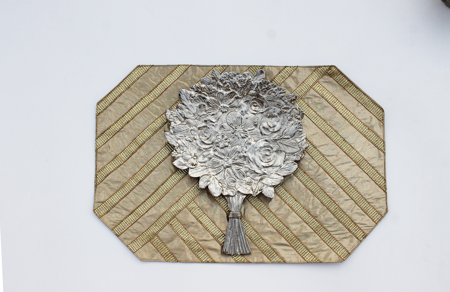 Bouquet Platter - Nickelplate