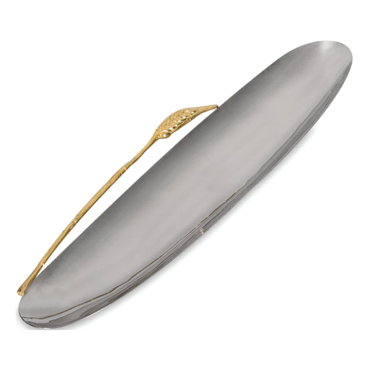 Golden Wheat Oval Dish